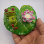 جاعودی قورباغه و گل نیلوفر کد2 - تصویر 3