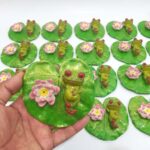 جاعودی قورباغه و گل نیلوفر کد2 - تصویر 5